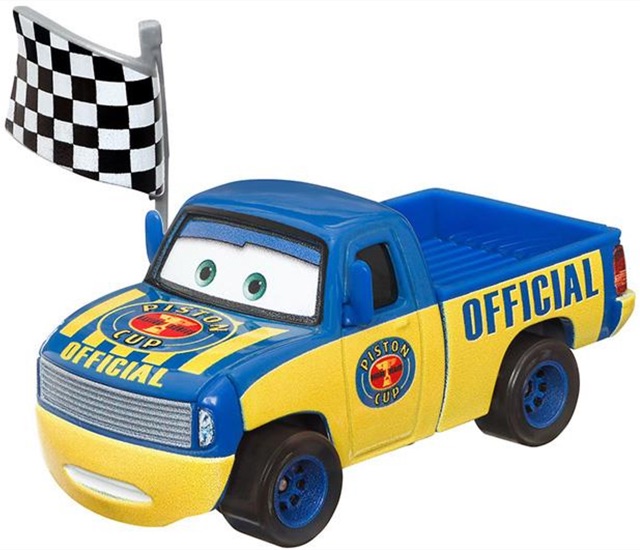Dexter Hoover with Checkered Flag