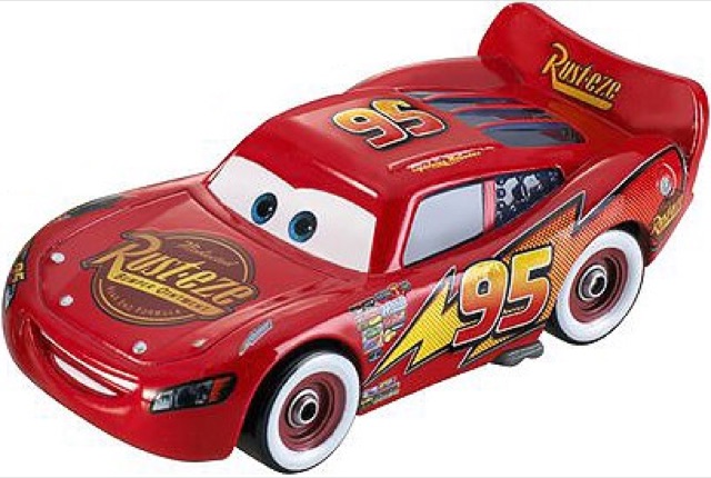 Lightning McQueen with Bumper Stickers