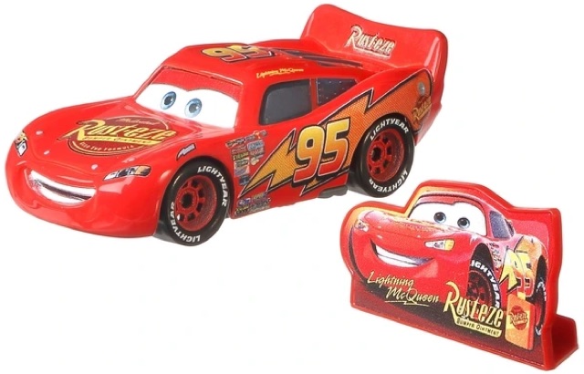 Lightning McQueen with Rusteze Sign