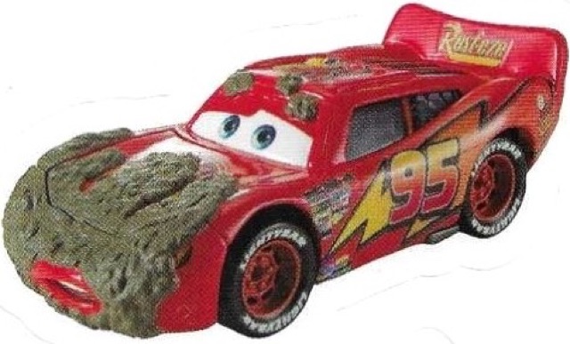 Muddy Lightning McQueen