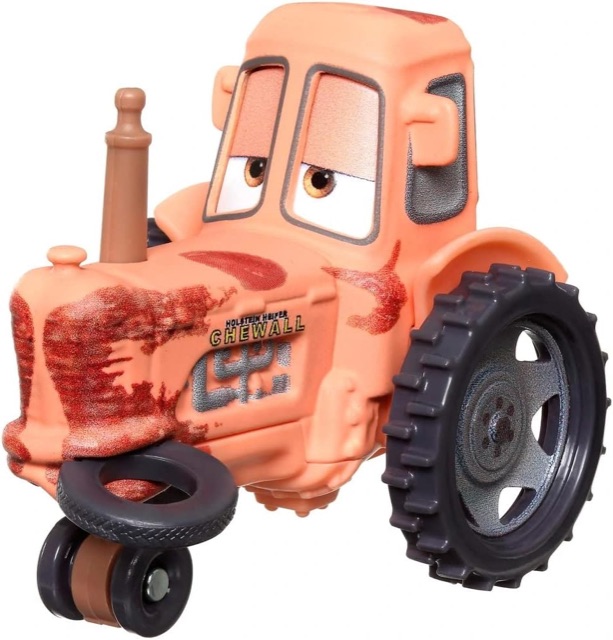 Tractor with Tire in Mouth